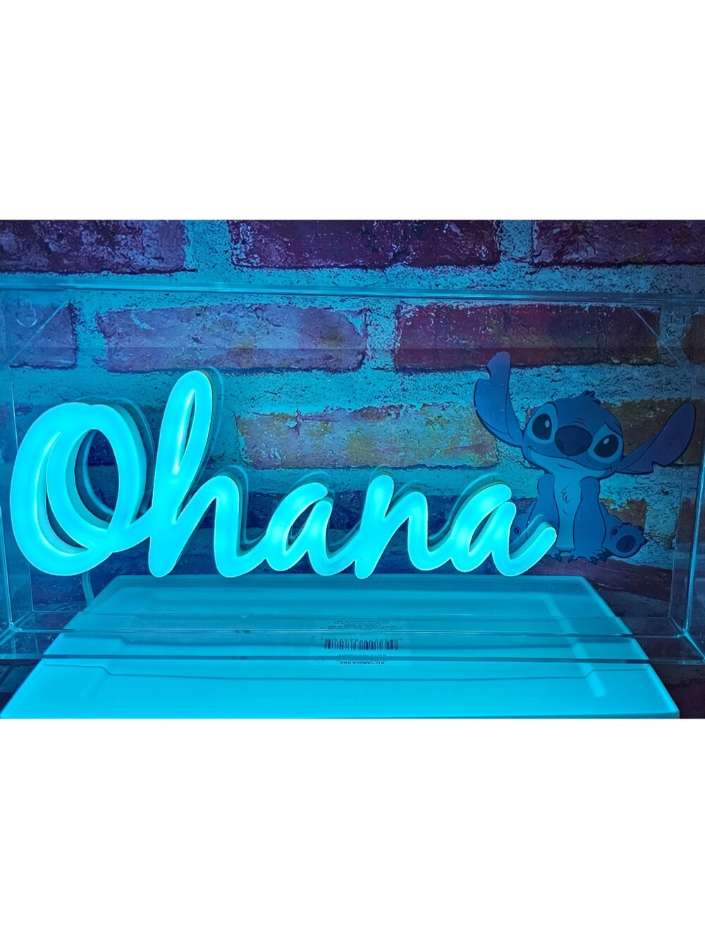 Disney Stitch Ohana LED Neon Light 5.9x11.8